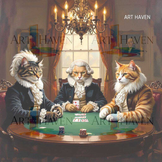 Founding Felines Poker Parlor